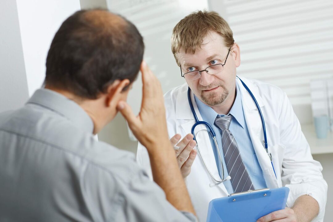 Rendez-vous chez le médecin pour prostatite bactérienne
